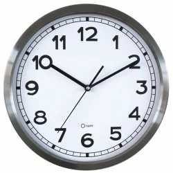 Horloge basique en métal Ø34