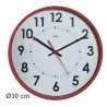 Horloge silencieuse Abylis Ø30cm - Lie de vin