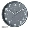 Horloge silencieuse Abylis Ø30cm - gris