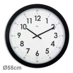 Horloge géante silencieuse Imperia Ø55cm noire